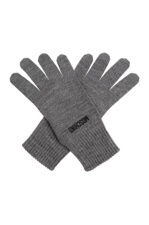 Moschino Gloves with logo | Men's Accessorie | Vitkac